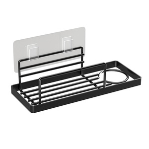 Étagères de cuisine modernes pour hôtels, écologiques, murales, pour égouttoir et rangement de torchons, sans perçage, pour assaisonnements, accessoires d'évier - Product Image 5