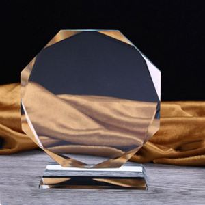Manufacturer Customize Logo Laser <b>Engraving</b> Crystal Glass <b>Trophy</b> Award Cheap Wholesale Blank Clear Crystal <b>Trophy</b> - Product Image 1