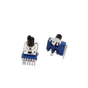 Terwin Factory OEM 11mm potenziometro verticale 20mm albero 6 Pin Mixer Audio doppio potenziometro interruttore - Product Image 1