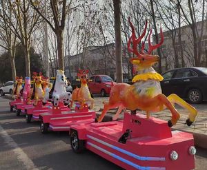 <span class=keywords><strong>Train</strong></span> électrique sans rails <span class=keywords><strong>pour</strong></span> enfants Little Deer des frères Ali <span class=keywords><strong>pour</strong></span> une utilisation en intérieur/extérieur dans les parcs d'attractions et les centres commerciaux à vendre - Product Image 5