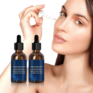 Naturale organico idratante <span class=keywords><strong>Anti</strong></span> invecchiamento <span class=keywords><strong>Anti</strong></span>-rughe produzione di collagene che promuove Aloe Vera cura della pelle viso sierico bottiglia 30ml - Product Image 2