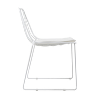 Chaise en fil métallique de style classique turquoise rose doré noir indonésien pour bureau, prix d'échantillon gratuit, Guangdong