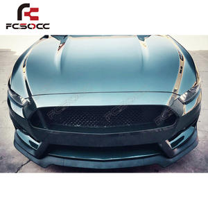 Fcsocc PP ชุดตัวถังรถยนต์สำหรับ <span class=keywords><strong>Ford</strong></span> <span class=keywords><strong>Mustang</strong></span> 2015-2021อัพเกรด <span class=keywords><strong>Shelby</strong></span> กันชนหน้าแผงลิปแผงด้านหลังกระจายแสงแบบสกรู - Product Image 5