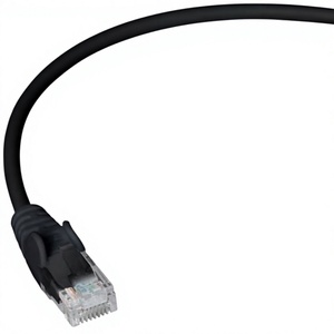 <span class=keywords><strong>Cable</strong></span> Ethernet de Alta Velocidad de PVC con Conectores RJ45 - <span class=keywords><strong>Internet</strong></span> Rápido y Confiable para Juegos y Streaming en Teléfonos Móviles (Nylon 25cm Negro) - Product Image 2