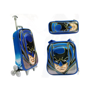 Juego <span class=keywords><strong>de</strong></span> Maletas para Niños <span class=keywords><strong>de</strong></span> <span class=keywords><strong>Marcas</strong></span> al por Mayor, Maleta Rígida Impermeable <span class=keywords><strong>de</strong></span> EVA <span class=keywords><strong>con</strong></span> Diseño 3D, 6 <span class=keywords><strong>Ruedas</strong></span>, Mochila <span class=keywords><strong>con</strong></span> <span class=keywords><strong>Ruedas</strong></span> para Primaria - Product Image 1
