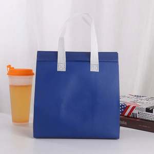 Wholesale High Quality Thermal <b>Lunch</b> Non Woven Cooler Bag Reusable for Food Delivery Bag - Product Image 3