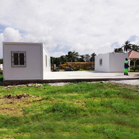 Maison conteneur préfabriquée en kit, installation facile, faible entretien, unité de bureau et de stockage économique