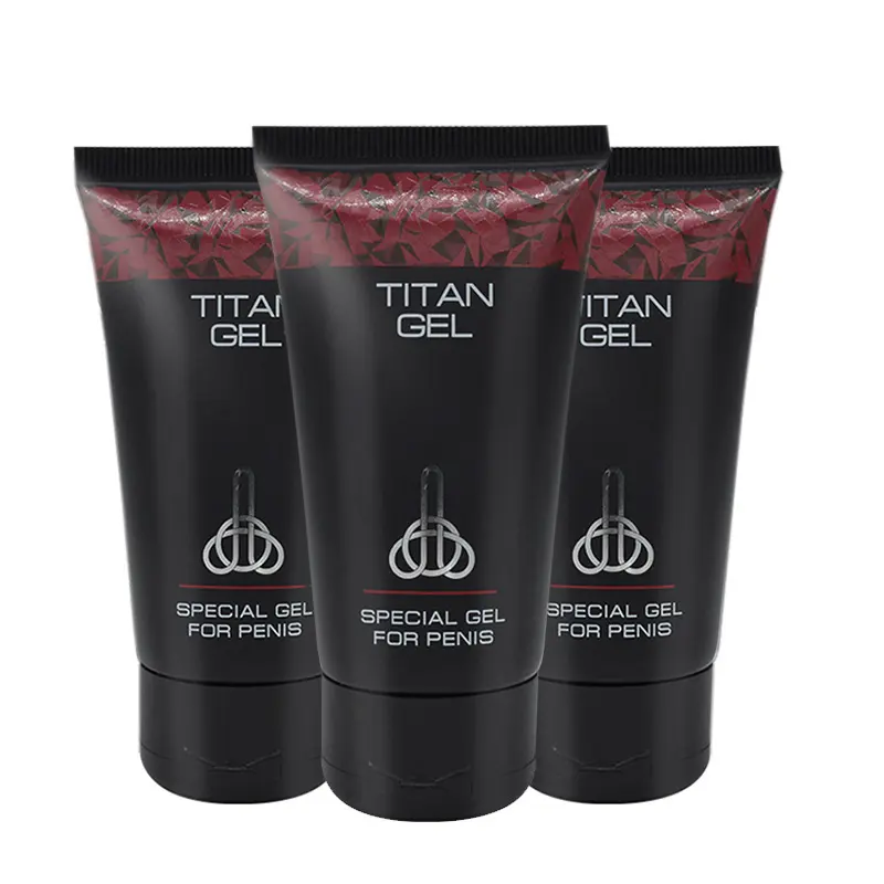 Produit sexuel adulte de crème masculine de sexe de gel de titan original