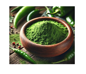 Pimentón Verde Fresco de Granja en Polvo, Especia Molido de Alta Calidad, Aroma Intenso, Grado de Exportación, Producto Indio, Suministro a Granel para Procesamiento de Alimentos - Product Image 1