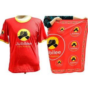 2020 Campaña electoral Diseños de vestido Kanga para tela de algodón con estampado africano para el voto de Zambia - Product Image 4
