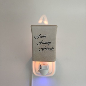 Night Lamp <strong>Wax</strong> <strong>Melts</strong> Candle Warmer Electric Glass Wall <strong>Plug</strong> <strong>in</strong> Oil Aroma <strong>Burner</strong> - Product Image 1