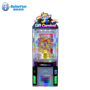Máquina expendedora de premios giratoria RaiseFun, juego de la suerte con dispensador de cajas sorpresa, regalos, snacks, monedas, efectivo y tarjetas de crédito - Product Image 1