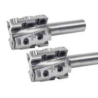 Fraise indexable durable en carbure de tungstène Conception en spirale lourde pour centres CNC, machines à tenon et applications de fraisage de gongs