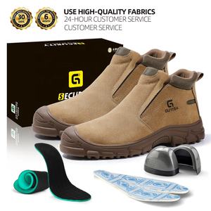 GUYISA Nuevos Zapatos de Seguridad Norma Europea con Puntera de Acero Antigolpes y Antipinchazos para Soldador - Product Image 5