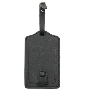 Étiquettes de bagages en cuir de haute qualité, accessoires de mariage, étiquette de bagage noire personnalisée avec carte en papier, étiquettes de bagages en cuir - Product Image 6