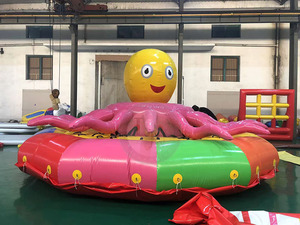 Fabricante suministro dibujos animados tema animales pulpo oso inflable nieve juegos para eventos - Product Image 5