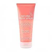 Gommage visage naturel personnalisable au sel rose de l'Himalaya et à l'extrait de pêche, traitement de l'acné pour peaux grasses, nettoyant exfoliant