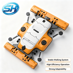 <span class=keywords><strong>Robot</strong></span> de nettoyage de vitres RC avec cordon de sécurité et système d'aspiration pour le lavage des fenêtres en hauteur - Product Image 1
