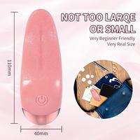 Wiederaufladbarer Zungenvibrator für Frauen mit leiser Massagefunktion – Diskreter Masturbator für den privaten Gebrauch