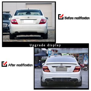 Kit carrosserie pare-chocs avant/arrière <span class=keywords><strong>Mercedes</strong></span>-Benz Classe C W204 <span class=keywords><strong>AMG</strong></span> <span class=keywords><strong>C63</strong></span>, nouvelle installation à visser avec vis, remplacement sans perte - Product Image 5