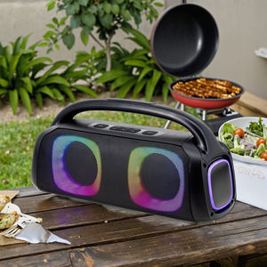 Portátil para altavoces Bluetooth Reproductor de <span class=keywords><strong>audio</strong></span> inalámbrico para exteriores Booming Bass Party Boombox Micrófono incorporado Carga USB - Product Image 5
