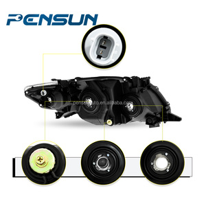 Fabricant produit des composants de phares halogènes pour phares de voiture pour <span class=keywords><strong>Toyota</strong></span> <span class=keywords><strong>Corolla</strong></span> <span class=keywords><strong>CE</strong></span> LE 2009 <span class=keywords><strong>2010</strong></span>, boîtier de phares - Product Image 6