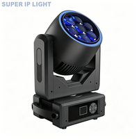 280W 7 pièces 40W 4-en-1 LED 8 ° -58 °   Zoom 16Bit Pan Tilt RDM Artnet Wireless DMX Bee Eye RGBW Zoom Wash Moving Head Light