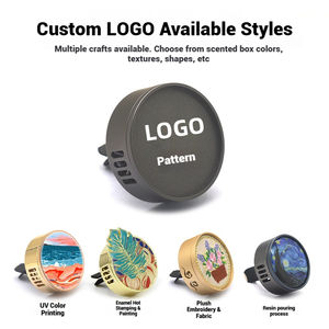 Diffuseur de parfum de voiture personnalisé en alliage d'aluminium de luxe, forme élégante, pour grille d'aération, désodorisant liquide, cadeaux - Product Image 2