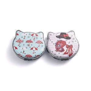 Cosmetic Make up Pocket <b>Mirror</b> Mini Wholesale Small Fold Portable Travel Cat Shape PU Diamond Painting <b>Mirror</b> <b>Compact</b> <b>Mirror</b> - Product Image 6