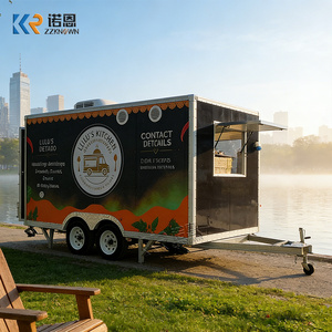 Remolque de Comida de Acero Inoxidable, Barra Móvil de Tacos Mexicanos para Mercados Callejeros, Festivales, Negocios de Catering al Aire Libre - Product Image 1