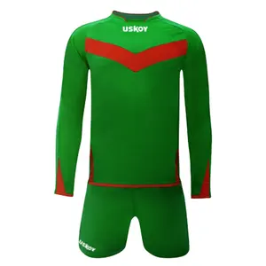 Uniforme de portero de fútbol personalizado, ropa de equipo de fútbol de secado rápido, sublimación impresa, venta al por mayor