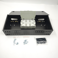 Boîtier terminal ODF 2U 48 ports 48 cœurs pour panneau de brassage fibre optique FTTH SC OTB, 19 pouces, avec adaptateur pigtail, pour montage en rack