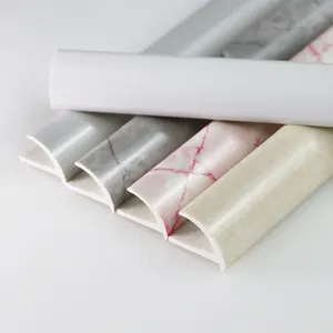 Hot Sale PVC Plastic Ceramic Corner Trim For Marble Edge Decoration Custom