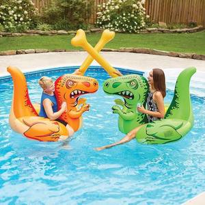 Flotador Inflable de PVC con Forma de Dinosaurio, Juego Interactivo, Juguete de Batalla <span class=keywords><strong>para</strong></span> Dos Personas - Product Image 3