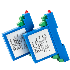 Transductor de Voltaje CA/CC Qidian JXK-21U 0-100V 0-220V 0-380V 4-20mA Transmisor RS485 Sensor 0.5% Precisión 35mm Riel DIN - Product Image 1