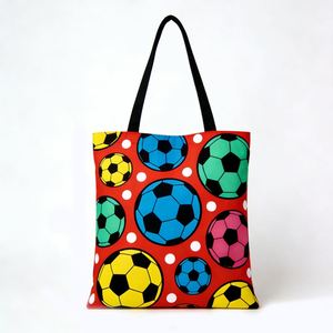 12oz Canvas <b>Bag</b> Plain Cotton Canvas Tote <b>Bag</b> With Custom Printed Logo for Football Club - Product Image 1