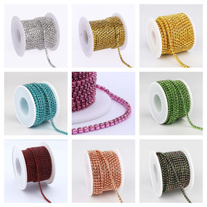 QIYI 2024 vente chaude nouveau produit Explosion 10 Yard simple rangée strass chaîne <span class=keywords><strong>pour</strong></span> tasse chaîne bricolage décoration - Product Image 6