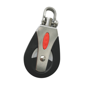 304 in acciaio inossidabile cavo marino singola puleggia 6-8mm blocco girevole in Nylon guaine 40mm sartiame nave Kayak Yacht barca Hardware - Product Image 1