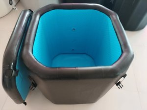 Baignoire portable inclinée ICEGALAX pour adultes, bain froid de récupération, en plastique, avec refroidisseur Wi-Fi. - Product Image 3