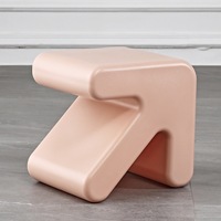 Table à thé moderne en plastique pour la maison, petite console créative et simple pour le salon, la chambre et la salle à manger.