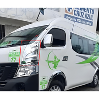 Decoración Cromada ABS para Ventana Frontal Nissan NV350 URVAN E26 2014-2025 Minibús, Kit de Accesorios para Exterior de Ventana Delantera