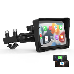 หน้าจอสัมผัสกันน้ำขนาด 5 นิ้ว ระบบนำทาง GPS แบบพกพาสำหรับมอเตอร์ไซค์ รองรับ Apple Carplay/Android Auto พร้อมบลูทูธ รุ่น ZC11C - Product Image 1