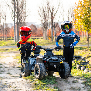 Quad Elettrico Can Am Outlander 24V per Bambini, Veicolo a 4 Ruote per Bambini, Auto Elettrica Bombardier, <span class=keywords><strong>2</strong></span> Posti, con Gancio di Traino - Nero - Product Image 6
