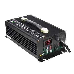 36V 48V 60V 72V Automatic Battery Charger untuk Baterai Lithium 12V 50A 24V 30A 25A 20A 15A 12A