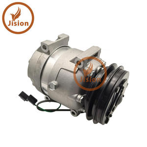 Compresor de Aire Acondicionado 11Q6-90040 Compatible con Excavadoras y Cargadoras de Ruedas Serie R-9 - Product Image 2