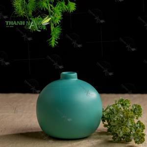 Vase en bambou rustique vietnamien maison et porte-fleurs décoratif de table - Product Image 4