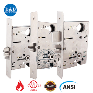 <span class=keywords><strong>Serrure</strong></span> de porte à pêne dormant en acier inoxydable homologuée UL ANSI, <span class=keywords><strong>serrure</strong></span> de porte en métal pour entrepôt - Product Image 4