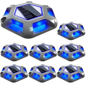 ไฟสวน LED พลังงานแสงอาทิตย์ IP65 สำหรับฝังดิน ไฟส่องพื้นกลางแจ้งสำหรับวิลล่า ไฟตกแต่งบันได ไฟสนามหญ้า ไฟกันน้ำสำหรับขั้นบันได - Product Image 1