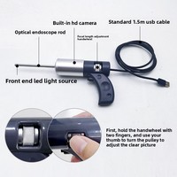 Endoscope électronique portable Xindi USB HD 1080P 5,5 mm pour l'inspection des oreilles, du nez et de la gorge des animaux XD-P550