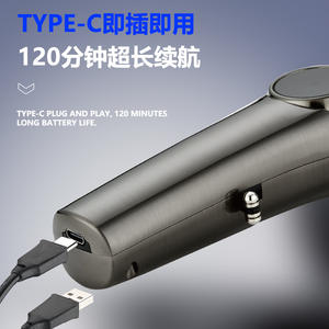 Cortadora de Pelo Eléctrica Profesional Kemei Km 1592, Cuerpo Metálico, Batería de Iones de Litio, 6W de Alta Potencia, Para Uso Doméstico y en Salón - Product Image 2